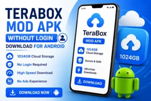Feature image for Is Terabox Mod APK Safe? Security and Privacy Guide showing cloud storage security, privacy protection, and Android compatibility.